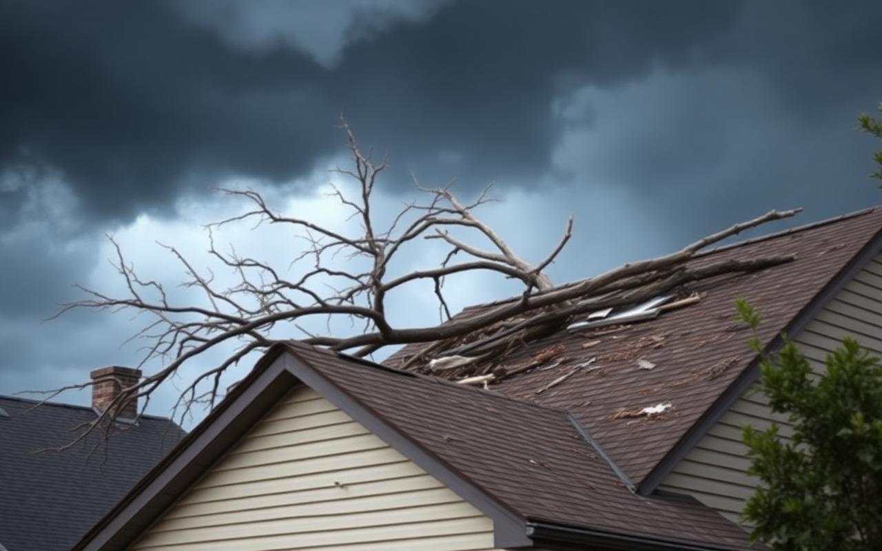 Storm damage