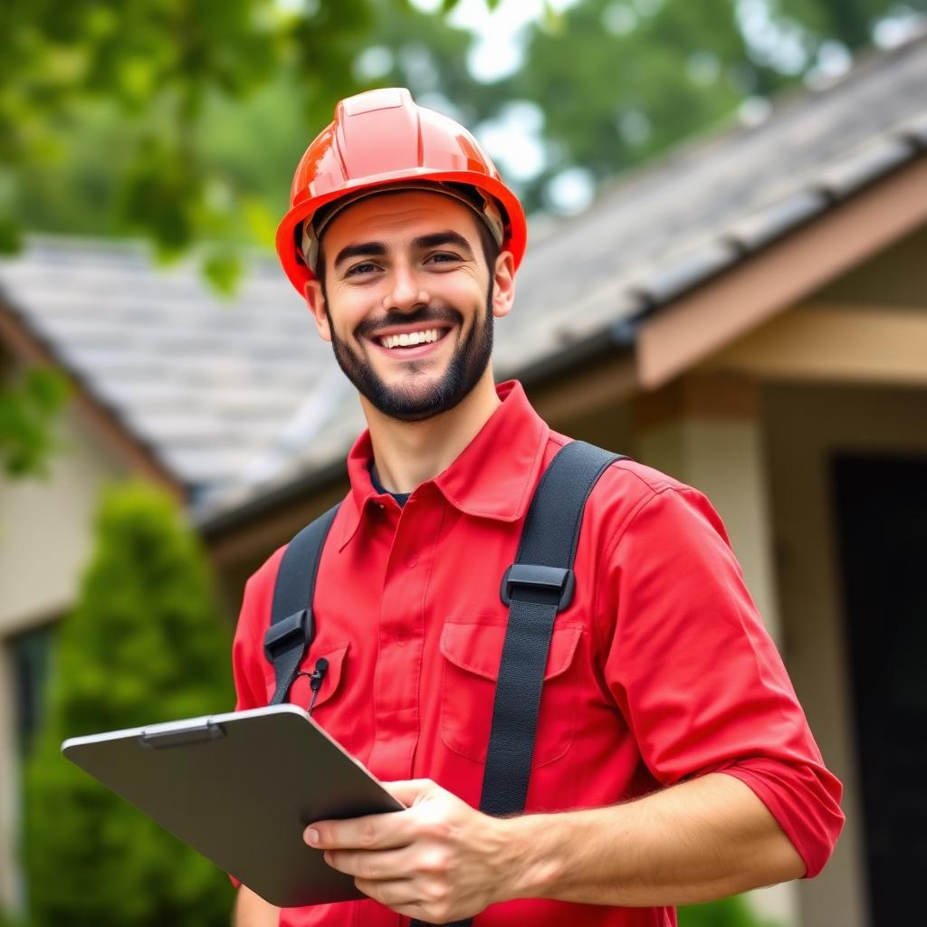Apex Roofing inspector